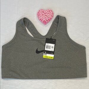 NWT ,Nike Women's Gray plus size bra 1X
